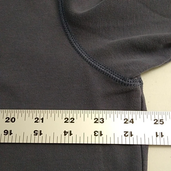 TOMMY BAHAMA 1/4 ZIP DENIM BLUE/BROWN 100% PIMA COTTON PULL-OVER SHIRT - Picture 7 of 9